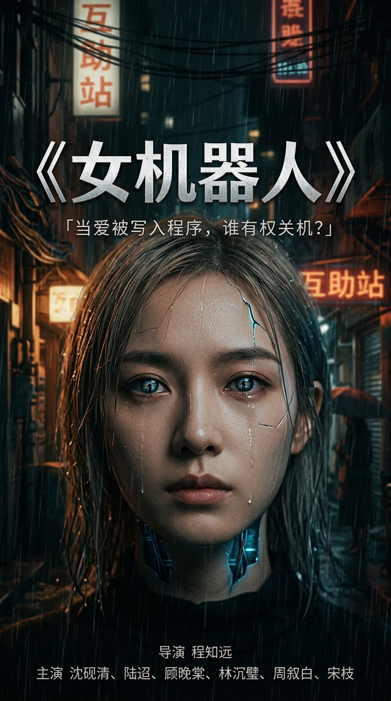 《女机器人》零七侧脸特写